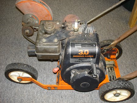 A 3 HP power edger.