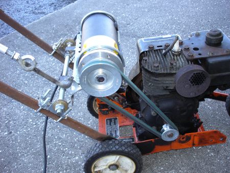 The rebuilt generator.
