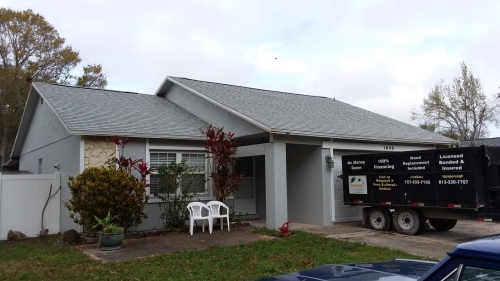 The new roof looking good.
